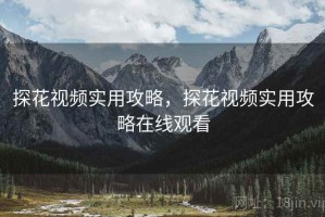 探花视频实用攻略，探花视频实用攻略在线观看