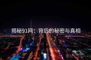 揭秘91网：背后的秘密与真相