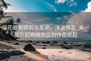 探花最新研究与发现，浅谈探花_从一部引起网络热议的作品说起
