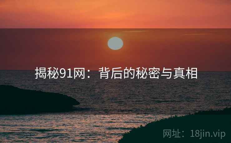 揭秘91网：背后的秘密与真相