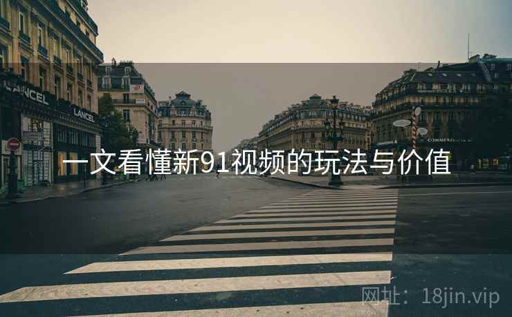 一文看懂新91视频的玩法与价值